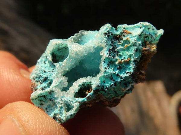 Natural Drusy Dolomite Chrysocolla With Malachite Specimens  x 55 From Likasi, Congo - Toprock Gemstones and Minerals 
