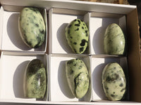 Polished Spotted Leopard Stone Standing Free Forms  x 6 From Zimbabwe - Toprock Gemstones and Minerals