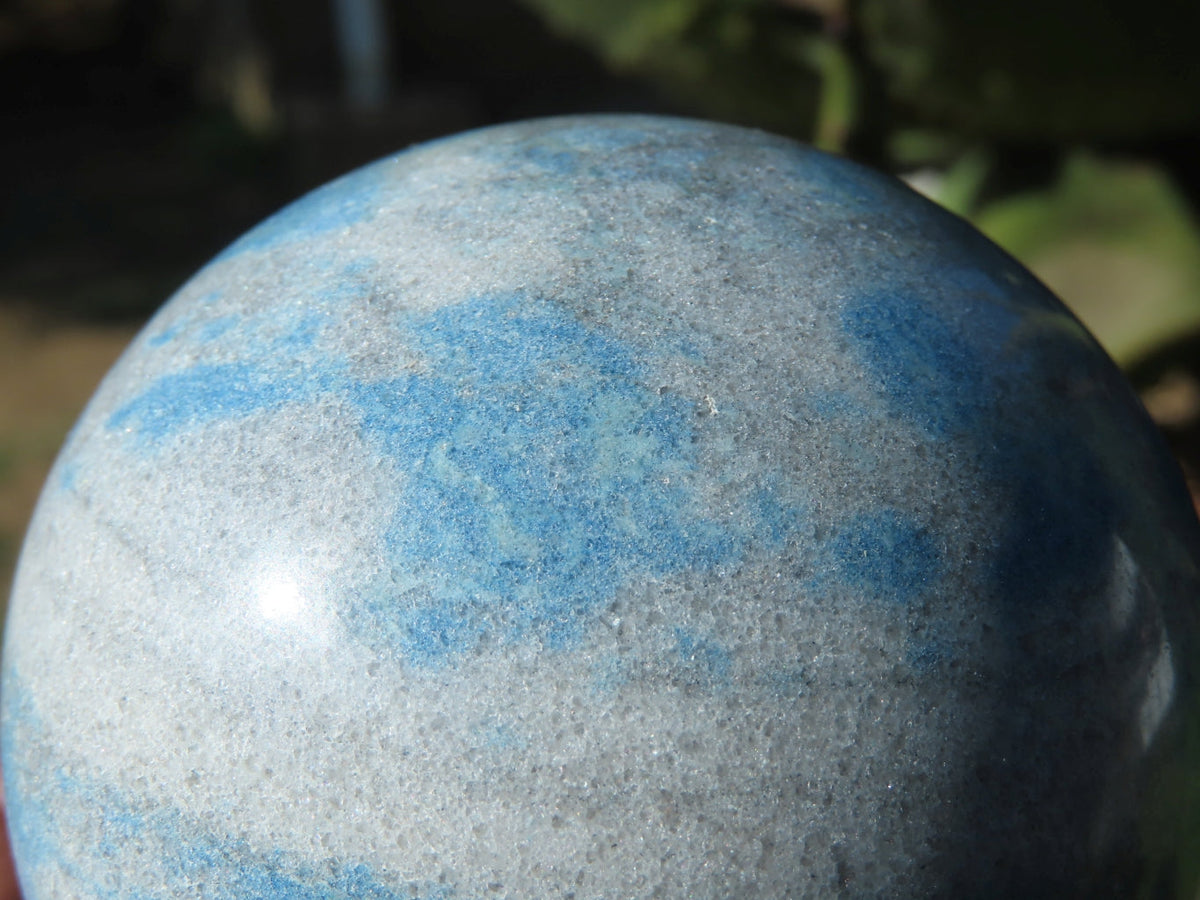 Polished Blue Spotted Spinel Spheres x 2 From Madagascar - TopRock