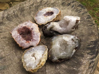 Polished Amethyst Agate Geodes  x 5 From Zululand, South Africa - TopRock