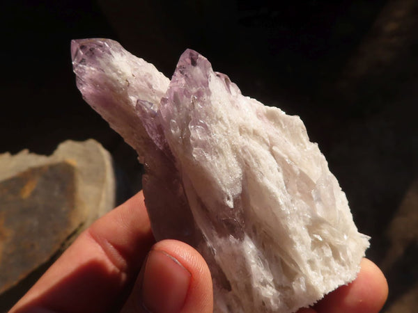 Natural Sugar Amethyst Clusters  x 12 From Solwezi, Zambia