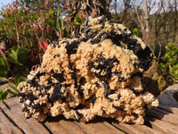 Natural Large Schorl Black Tourmaline Specimen x 1 From Erongo, Namibia - Toprock Gemstones and Minerals