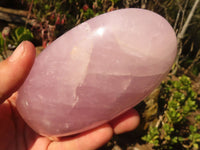 Polished Pink Rose Quartz Standing Free Forms x 3 From Antsirabe, Madagascar - Toprock Gemstones and Minerals