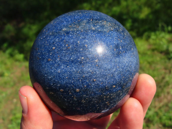 Polished Lazulite Spheres x 6 From Madagascar - TopRock