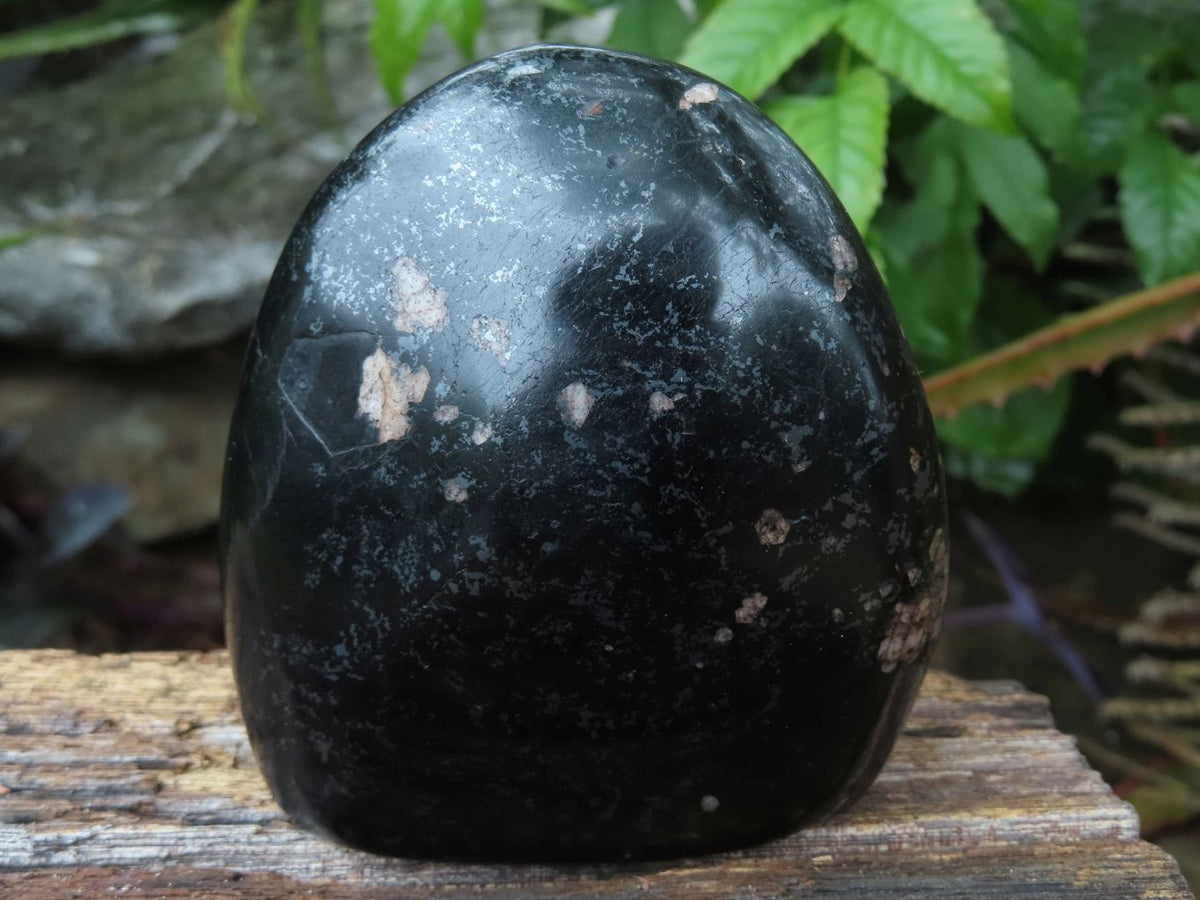 Polished Black Tourmaline Standing Free Forms & x 1 Sphere x 4 From Madagascar - TopRock