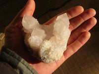 Natural White Spirit Cactus Quartz Clusters  x 4 From Boekenhouthoek, South Africa - Toprock Gemstones and Minerals