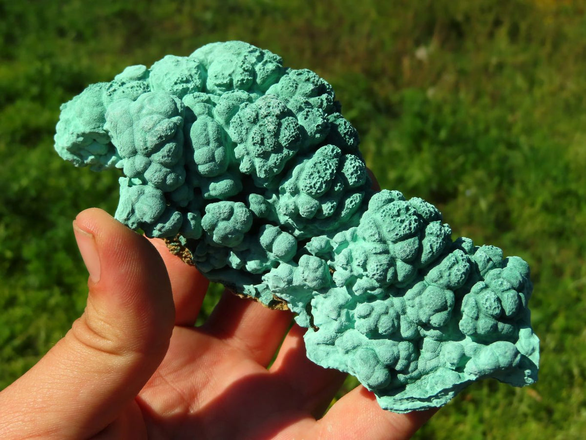 Natural Botryoidal Malachite Specimens x 3 From Congo - TopRock