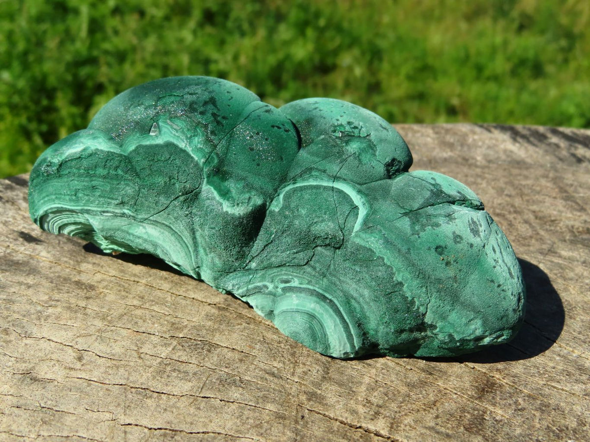 Natural Botryoidal Malachite Specimens x 3 From Congo - TopRock