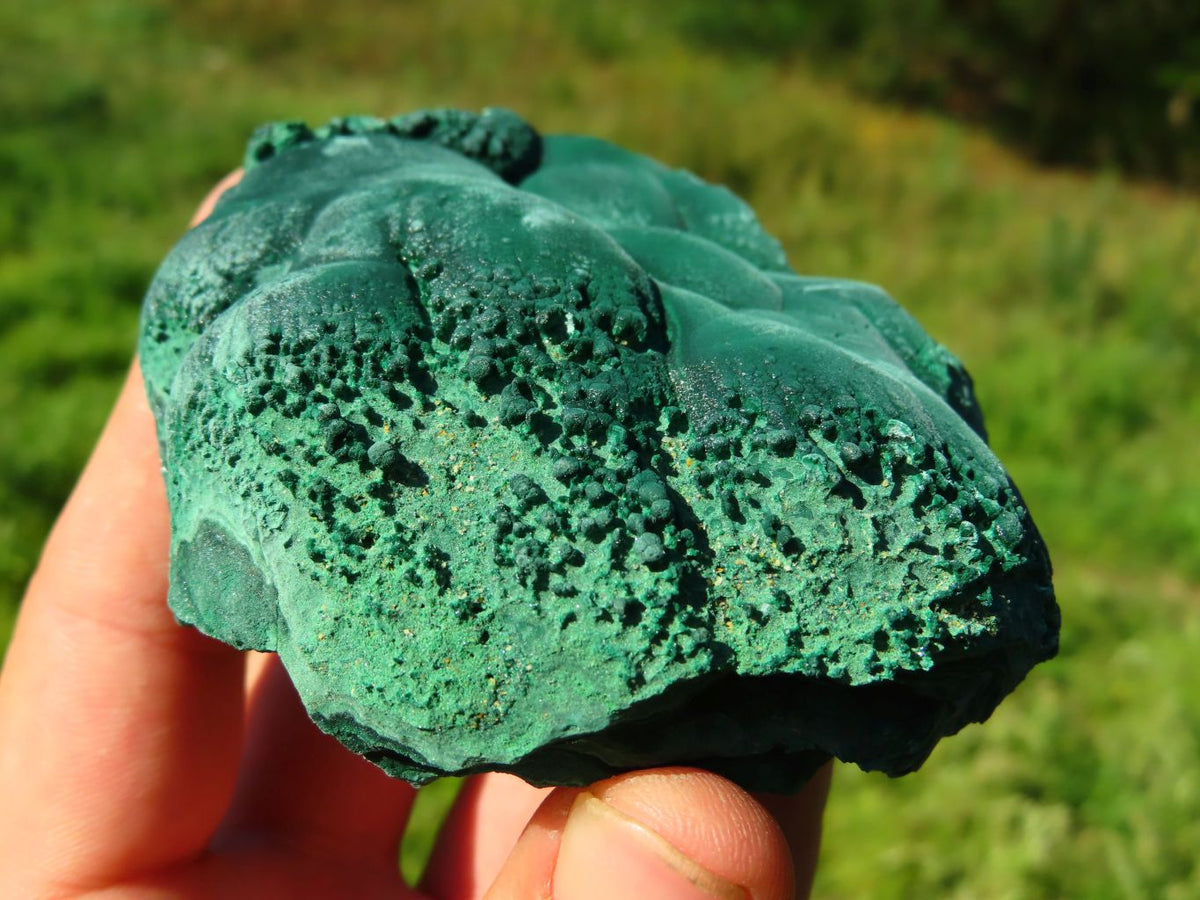 Natural Botryoidal Malachite Specimens x 3 From Congo - TopRock