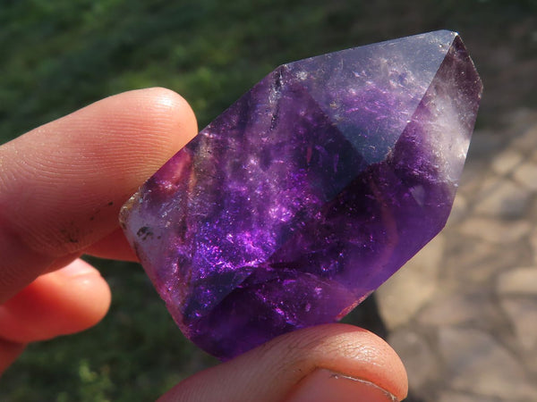 Polished Stunning Brandberg-like Amethyst Crystals  x 20 From Ankazobe, Madagascar - TopRock