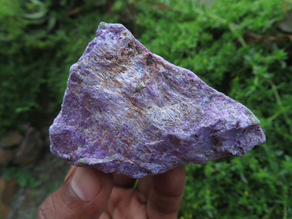 Natural Silky Purple Stichtite Rough Selected Pieces x 12 From Barberton, South Africa - TopRock