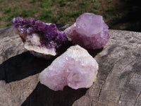 Natural Small Spirit Quartz Clusters x 35 From Boekenhouthoek, South Africa - TopRock