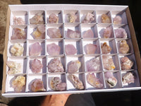 Natural Small Mixed Spirit Amethyst Quartz Clusters  x 35 From Boekenhouthoek, South Africa - Toprock Gemstones and Minerals