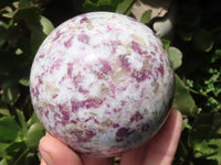 Polished Rubellite Pink Tourmaline Spheres  x 2 From Madagascar - TopRock