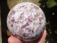 Polished Rubellite Pink Tourmaline Spheres  x 2 From Madagascar - TopRock