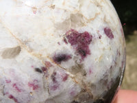 Polished Rubellite Pink Tourmaline Spheres  x 2 From Madagascar - TopRock
