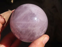 Polished Rare Blue Rose Quartz Spheres x 3 From Ambatondrazaka, Madagascar - Toprock Gemstones and Minerals
