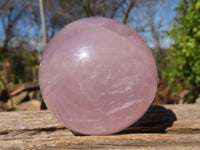 Polished Rare Blue Rose Quartz Spheres x 3 From Ambatondrazaka, Madagascar - Toprock Gemstones and Minerals