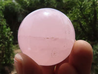 Polished Pink Rose Quartz Spheres  x 6 From Ambatondrazaka, Madagascar - TopRock