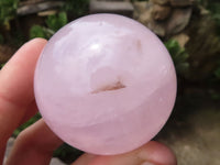 Polished Pink Rose Quartz Spheres  x 6 From Ambatondrazaka, Madagascar - TopRock
