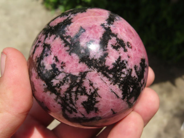 Polished Rhodonite Spheres x 4 From Ambindavato, Madagascar - TopRock