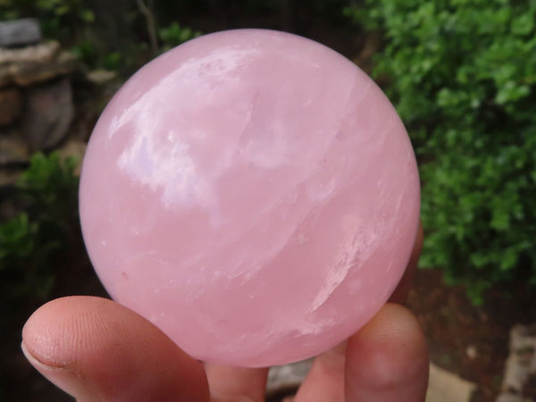 Polished Gemmy Pink Rose Quartz Spheres  x 6 From Ambatondrazaka, Madagascar - Toprock Gemstones and Minerals 