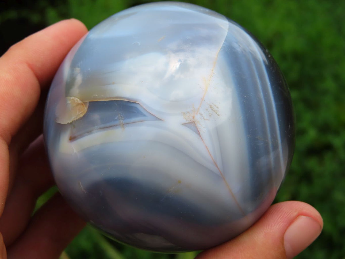 Polished Agate Spheres x 4 From Madagascar - TopRock