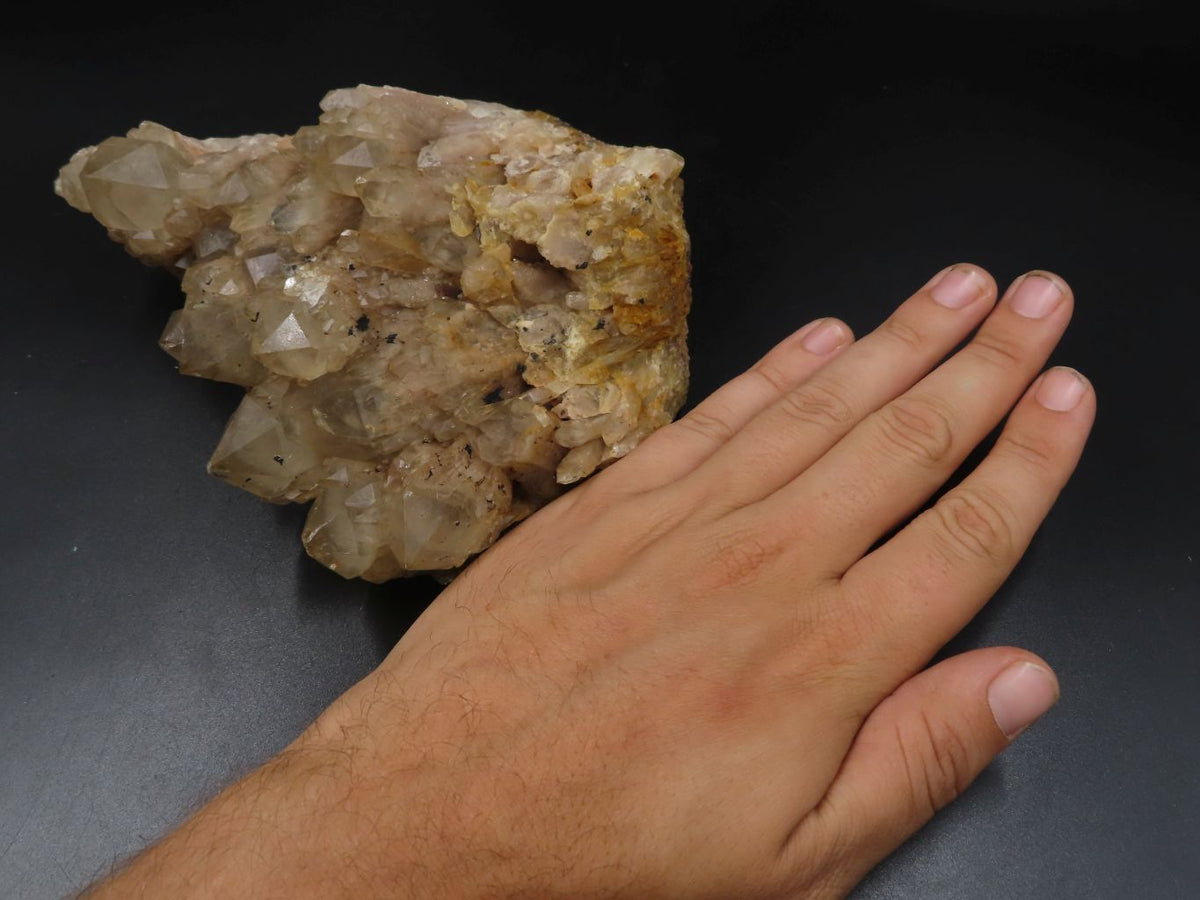 Natural Smokey Phantom Quartz Cluster x 1 From Lwena, Congo - TopRock