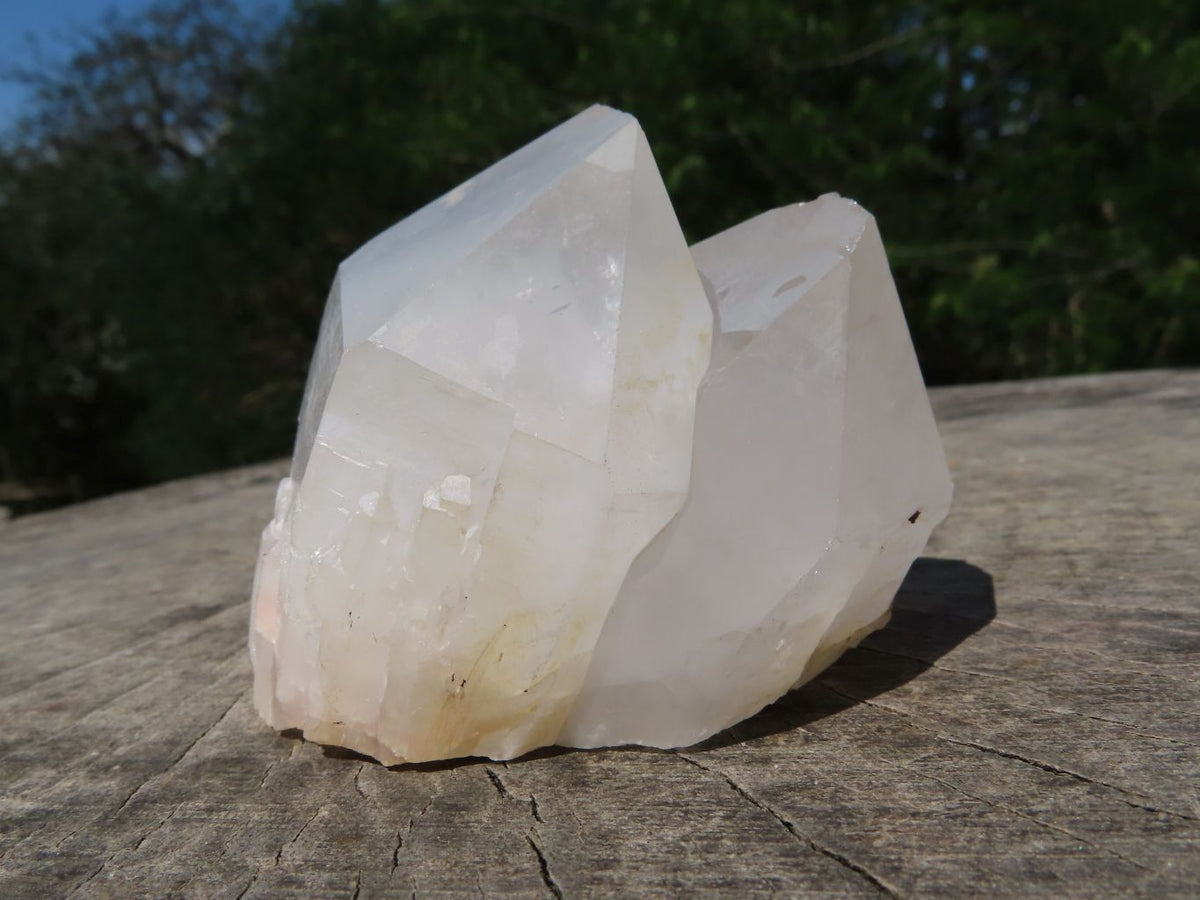 Natural Castle Quartz Clusters x 6 From Madagascar - TopRock