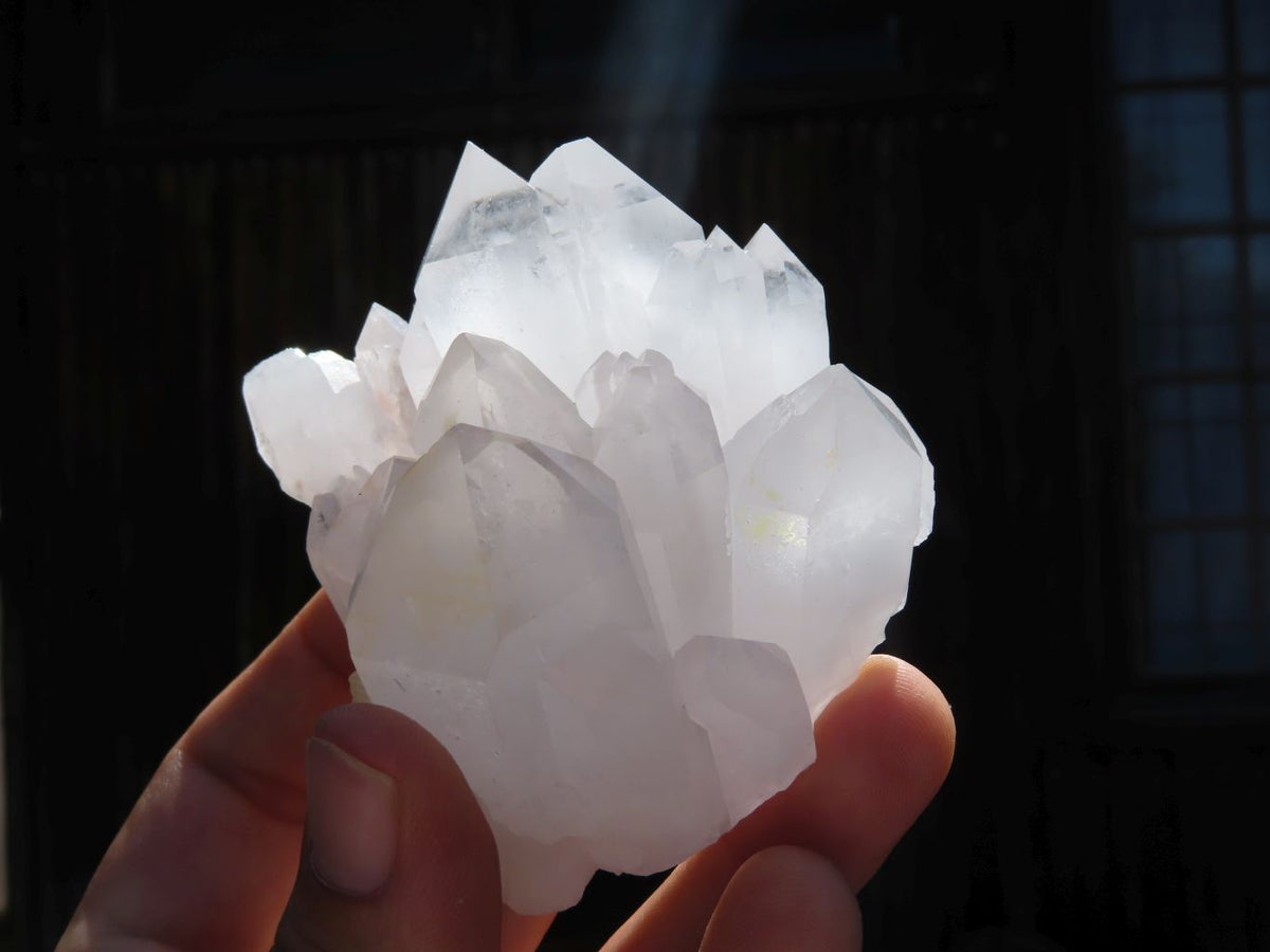 Natural Castle Quartz Clusters x 6 From Madagascar - TopRock
