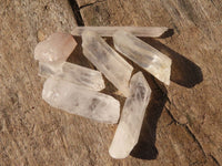 Natural Small Single Quartz Crystals  x 2.1 Kg Lot From Madagascar - Toprock Gemstones and Minerals