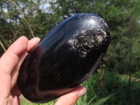 Polished Schorl Black Tourmaline Standing Free Form x 1 From Madagascar - TopRock
