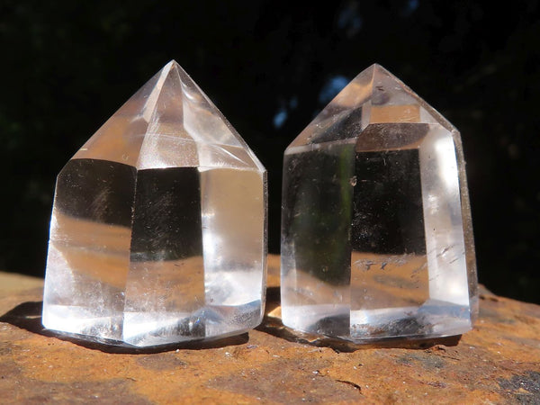 Polished Clear & Optic Quartz Points  x 20 From Madagascar - TopRock