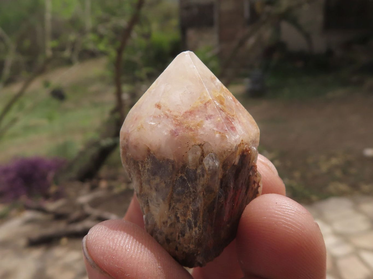 Natural Single Pineapple Quartz Crystals x 63 From Madagascar - TopRock