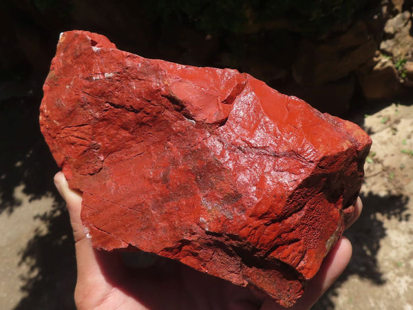 Natural Rough Red Jasper Specimens  x 2 From Northern Cape, South Africa - TopRock