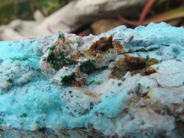Natural Drusi Coated Chrysocolla Specimens With Few Malachite Crystals x 3 From Kakanda, Congo - TopRock