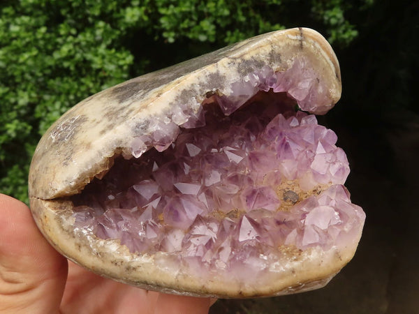 Polished Stunning Amethyst Agate Geodes x 3 From Maintirano, Madagascar - TopRock