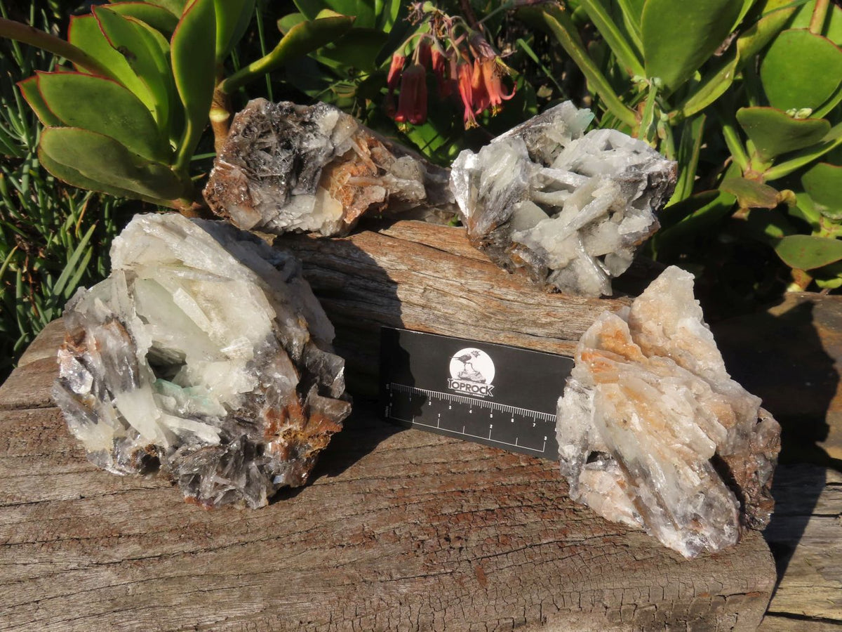 Natural Barite Crystal Specimens x 4 From Tenke Fungurume, Congo - TopRock