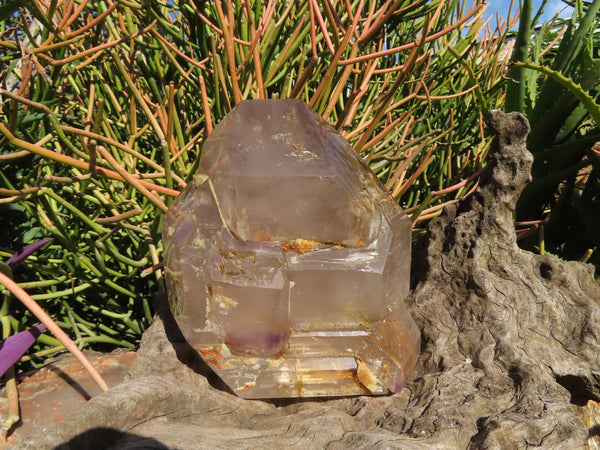 Polished Cascading Smokey Amethyst Quartz Crystal x 1 From Akansobe, Madagascar - TopRock