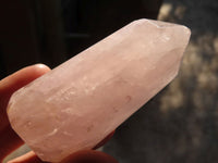 Polished Gemmy Pink Rose Quartz Points x 6 From Antsirabe, Madagascar - Toprock Gemstones and Minerals