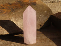Polished Gemmy Pink Rose Quartz Points x 6 From Antsirabe, Madagascar - Toprock Gemstones and Minerals