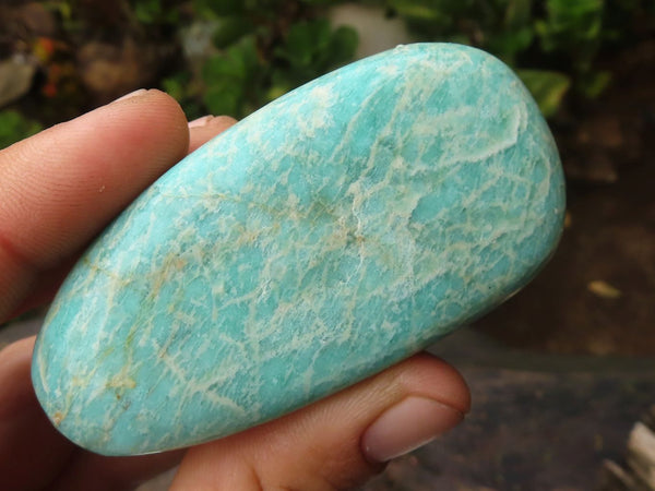 Polished Blue Kobi Amazonite Free Forms  x 24 From Zimbabwe - Toprock Gemstones and Minerals 