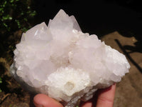 Natural White Spirit Cactus Quartz Clusters  x 6 From Boekenhouthoek, South Africa - Toprock Gemstones and Minerals