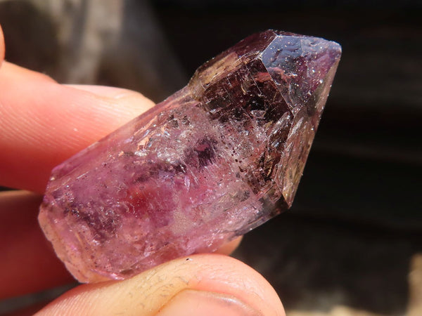 Natural Highly Selected Amethyst Window Quartz Crystals  x 35 From Chiredzi, Zimbabwe