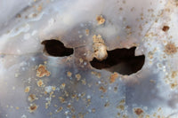 Polished Agate Geode With A Crystalline Golden Limonite Centre  x 1 From Madagascar - TopRock