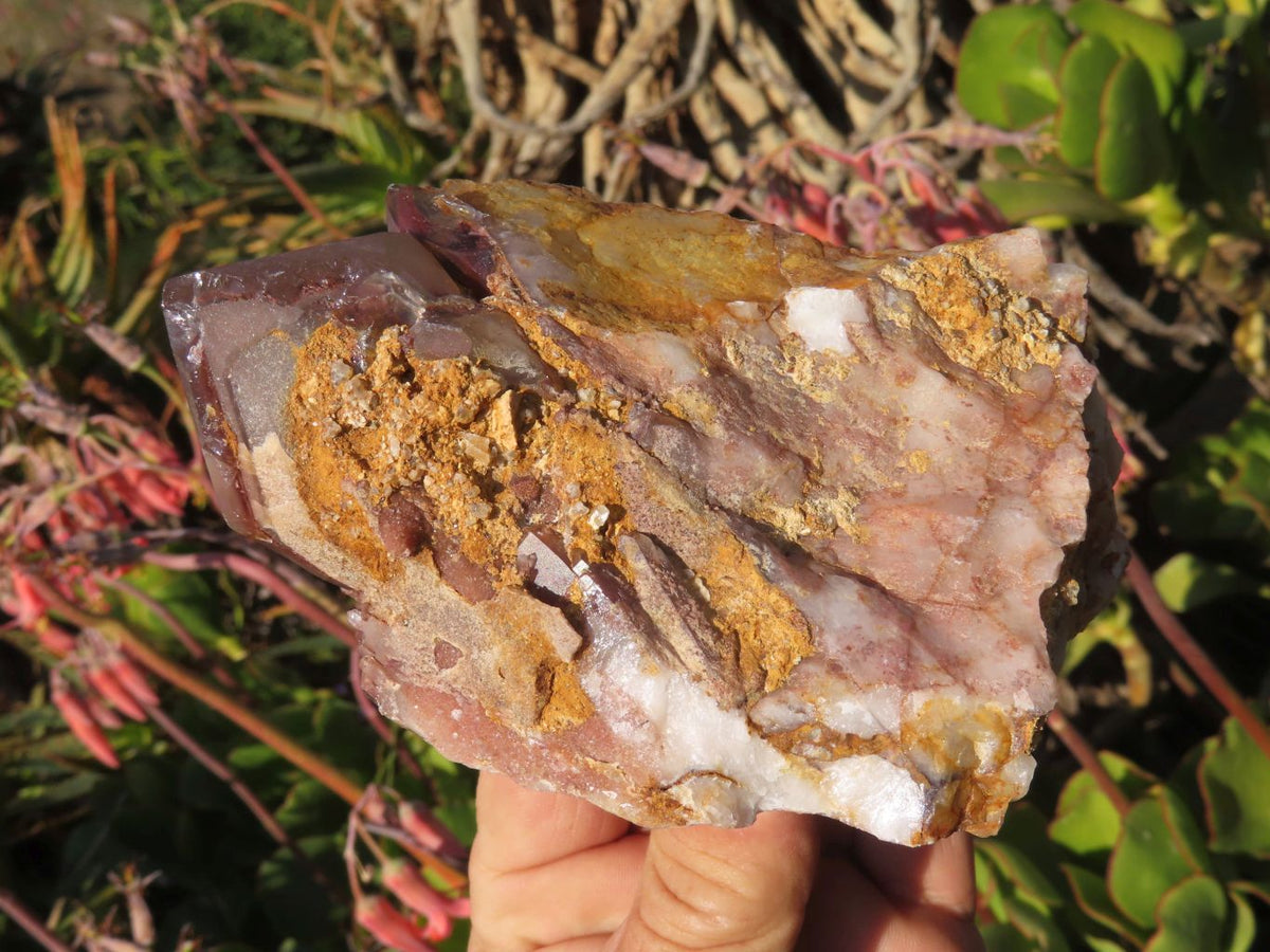 Natural Red Hematoid Quartz Clusters x 2 From Karoi, Zimbabwe - TopRock