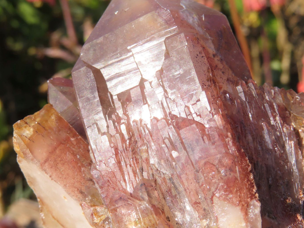 Natural Red Hematoid Quartz Clusters x 2 From Karoi, Zimbabwe - TopRock