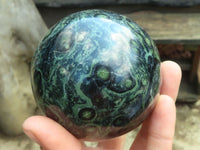 Polished Stromatolite / Kambamba Jasper Spheres  x 2 From Madagascar - Toprock Gemstones and Minerals