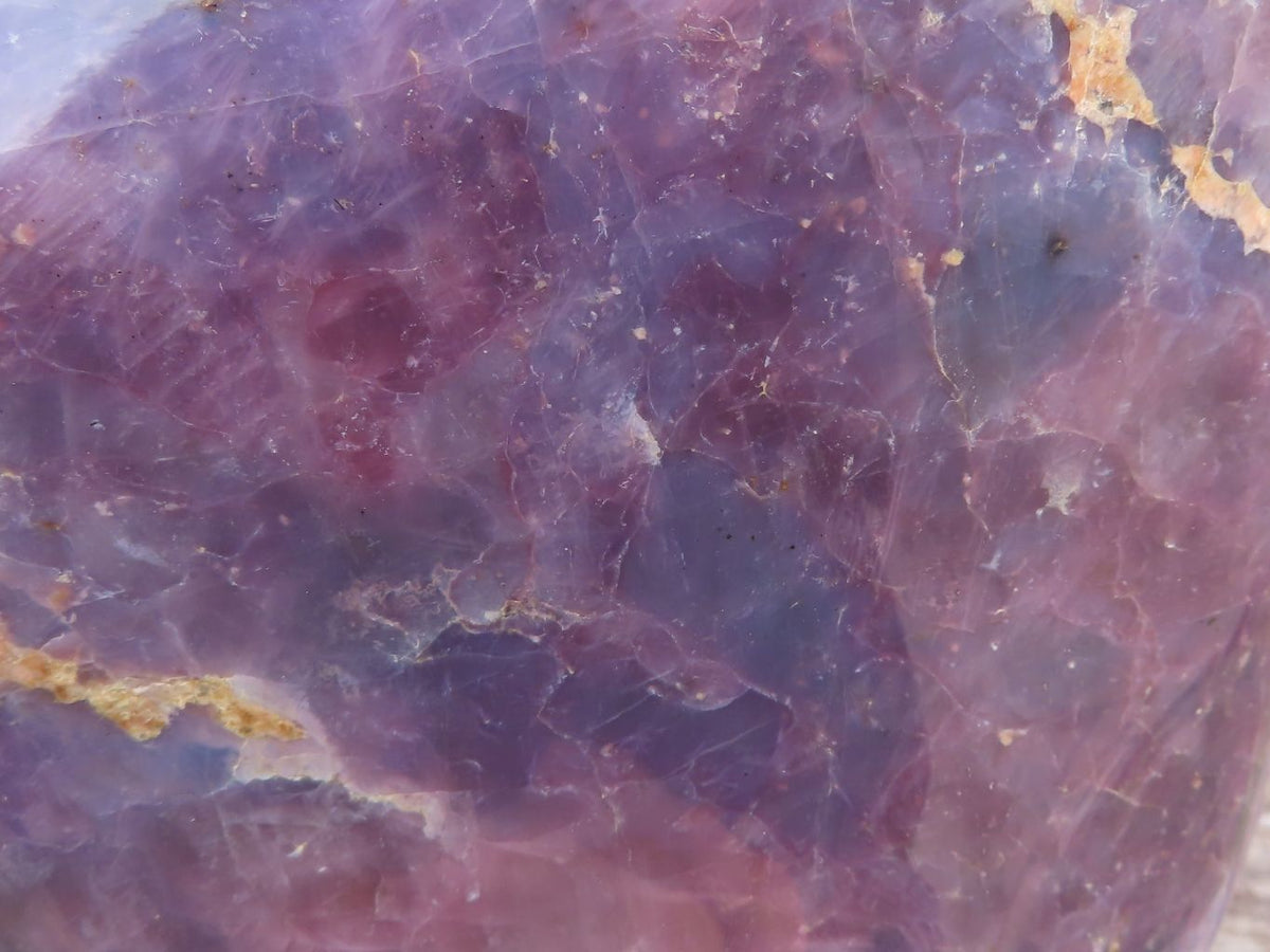 Polished XXXLL XX Rare Violet "Sugi" Rose Quartz Standing Free Form x 1 From Ambatondrazaka, Madagascar - TopRock