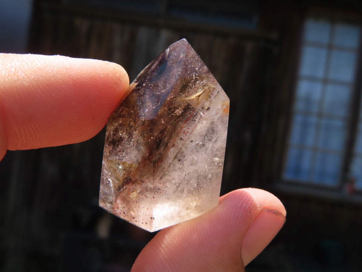 Polished Small Quartz Crystal Points With Inclusions x 24 From Madagascar - TopRock